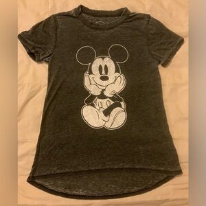 Disney Mickey Mouse Gray Short Sleeve Tee
